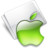 Folder Apple lime